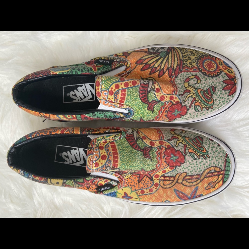 Vans slip ons W7.5/M6. In great condition!